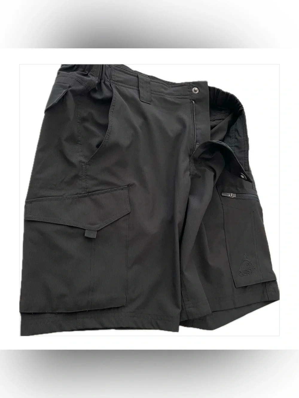 NWOT Gerry Men’s Black Hybrid Shorts Size 32